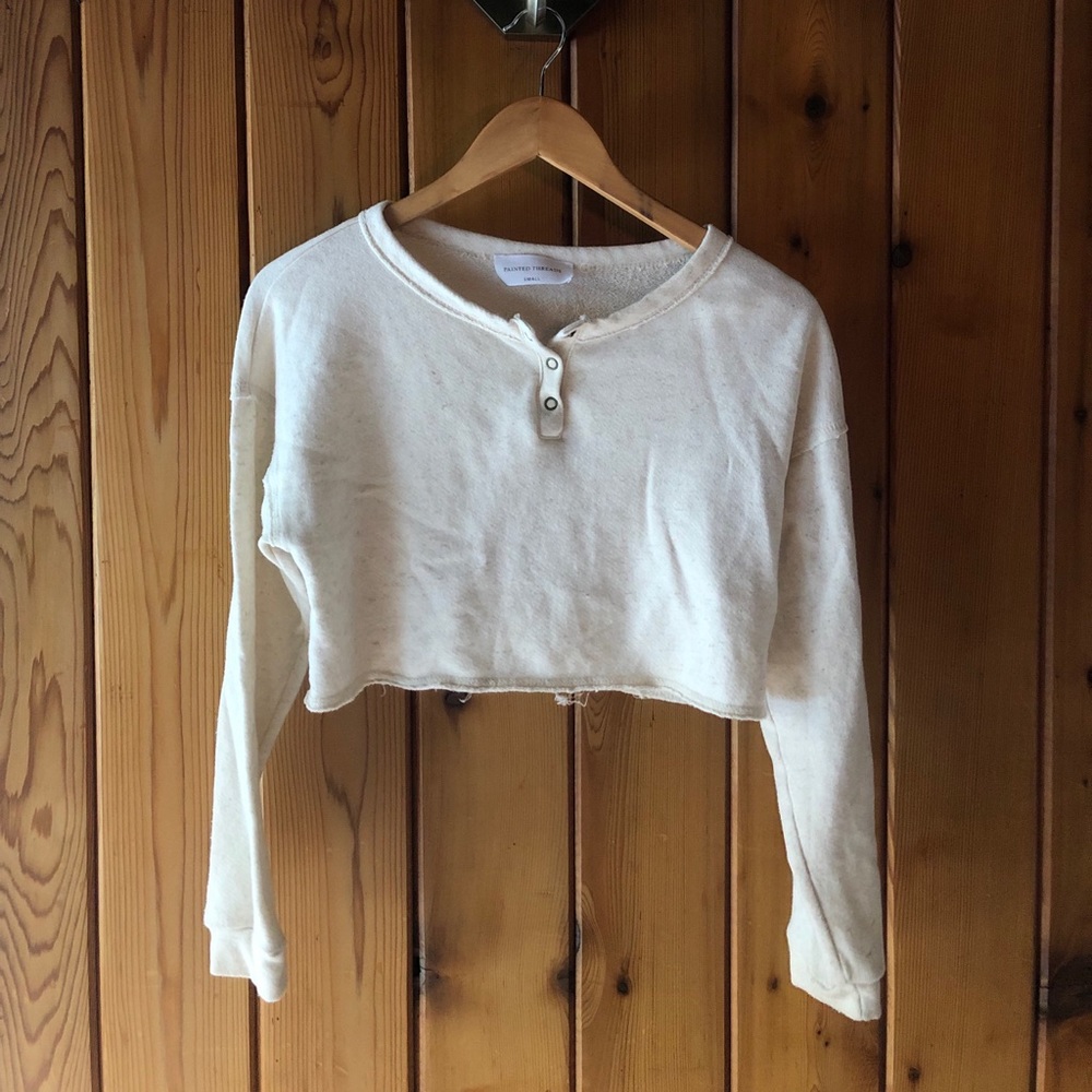 Crop sweater, like new, small